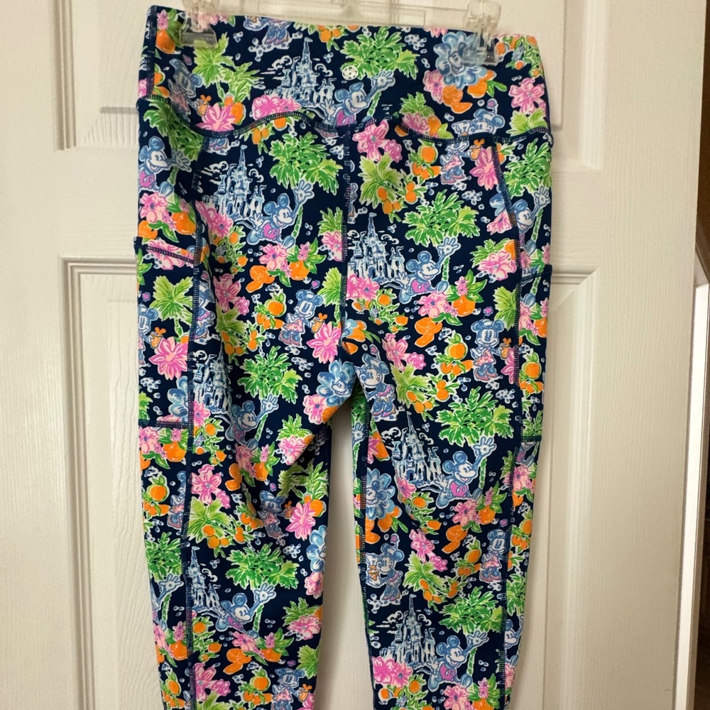 Disney - Lilly Pulitzer athletic leggings - Aegean Navy size L